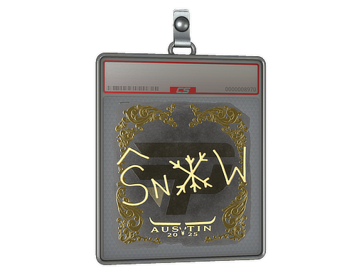 Sticker Slab | snow (Gold) | Austin 2025