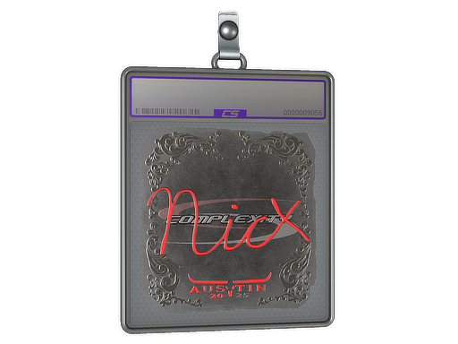 Sticker Slab | nicx (Foil) | Austin 2025