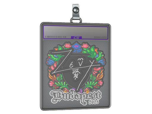 Sticker Slab | zevy (Embroidered) | Budapest 2025