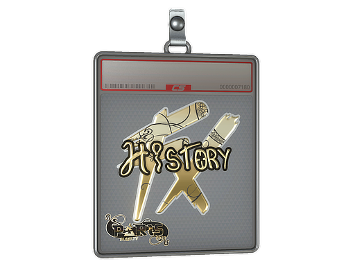 Sticker Slab | History (Gold) | Paris 2023