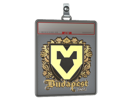Sticker Slab | MOUZ (Gold) | Budapest 2025