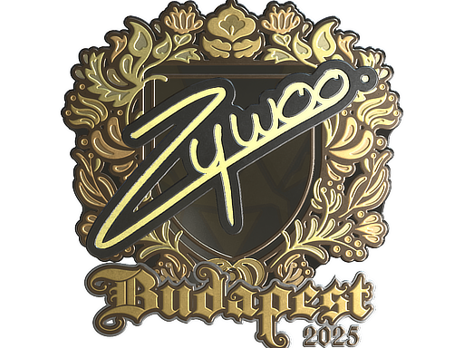 Sticker | ZywOo (Gold) | Budapest 2025