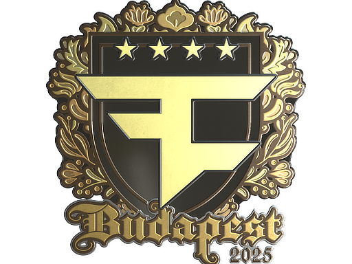 Sticker | FaZe Clan (Gold) | Budapest 2025