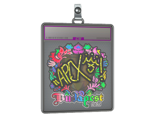 Sticker Slab | apEX (Holo) | Budapest 2025