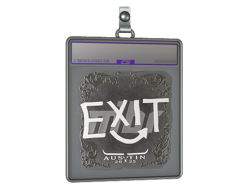 Sticker Slab | exit (Foil) | Austin 2025