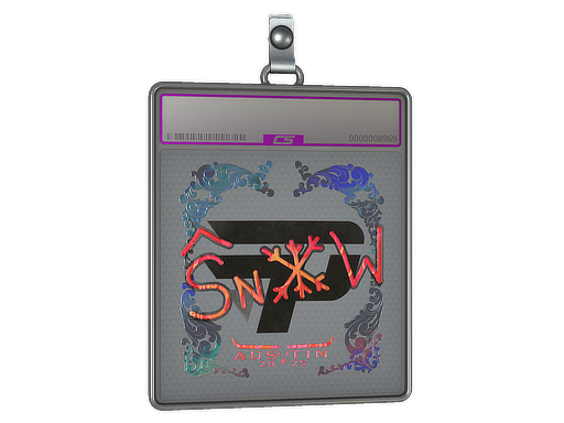 Sticker Slab | snow (Holo) | Austin 2025