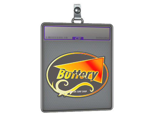 Sticker Slab | Flame Buttery (Holo)