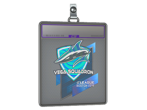 Sticker Slab | Vega Squadron (Holo) | Boston 2018