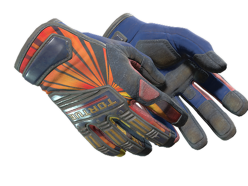 ★ Specialist Gloves | Sunburst (Battle-Scarred)