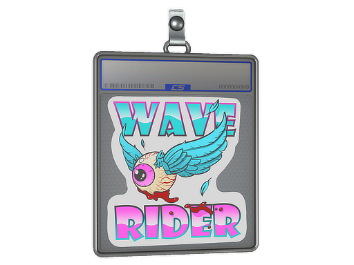 Sticker Slab | Miami Wave Rider