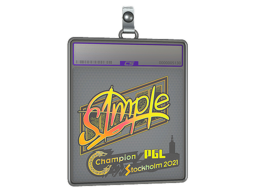 Sticker Slab | s1mple (Holo) | Stockholm 2021