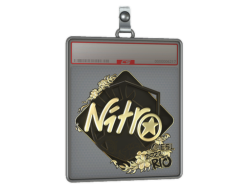Sticker Slab | nitr0 (Gold) | Rio 2022