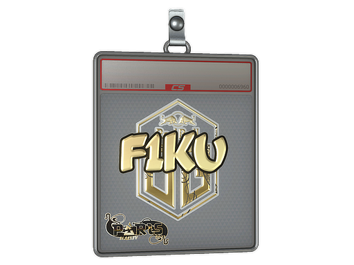 Sticker Slab | F1KU (Gold) | Paris 2023