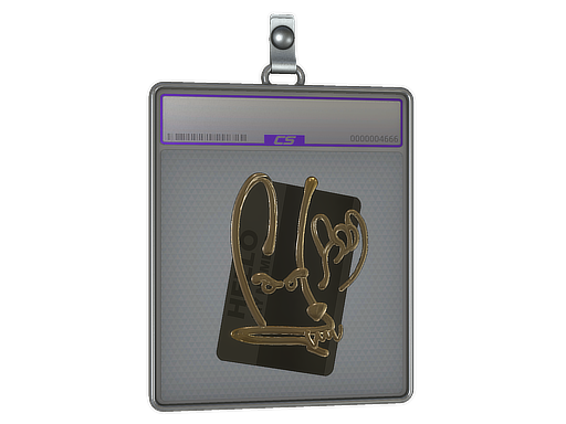 Sticker Slab | Hello M4A4 (Gold)