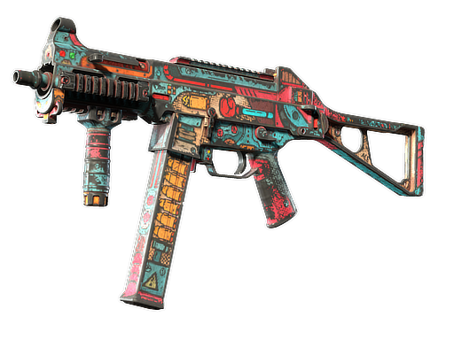 StatTrak™ UMP-45 | K.O. Factory (Battle-Scarred)