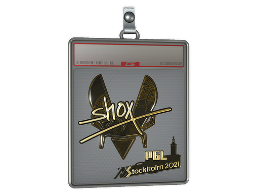 Sticker Slab | shox (Gold) | Stockholm 2021