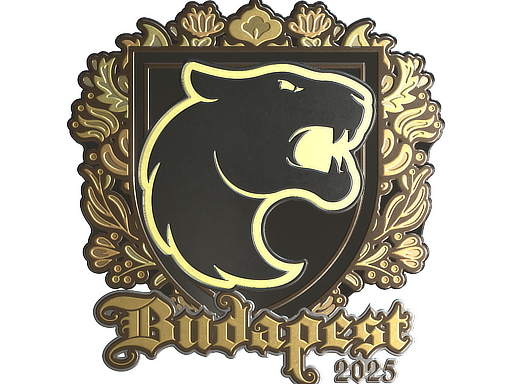 Sticker | FURIA (Gold) | Budapest 2025