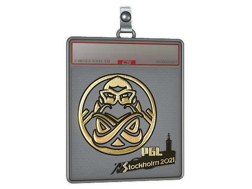 Sticker Slab | ENCE (Gold) | Stockholm 2021