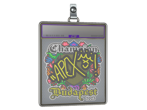 Sticker Slab | apEX (Embroidered, Champion) | Budapest 2025