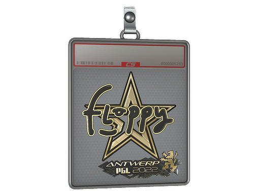 Sticker Slab | floppy (Gold) | Antwerp 2022