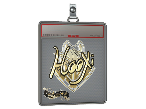 Sticker Slab | HooXi (Gold) | Paris 2023