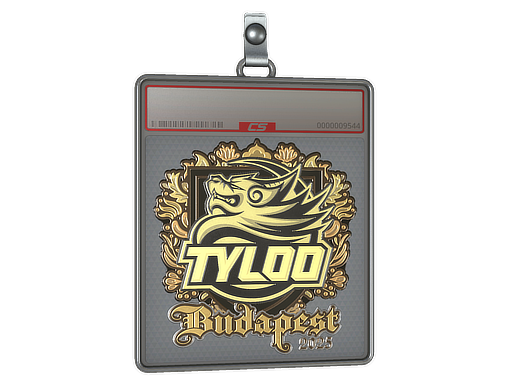 Sticker Slab | TYLOO (Gold) | Budapest 2025