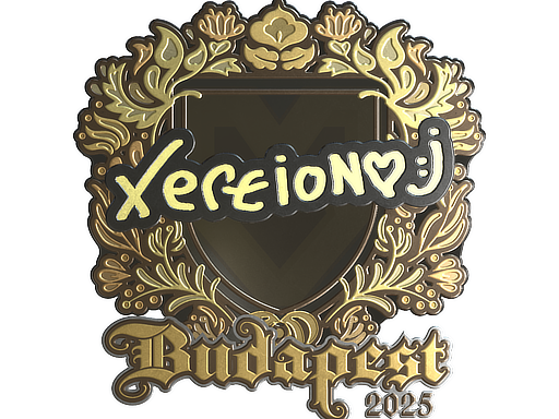 Sticker | xertioN (Gold) | Budapest 2025