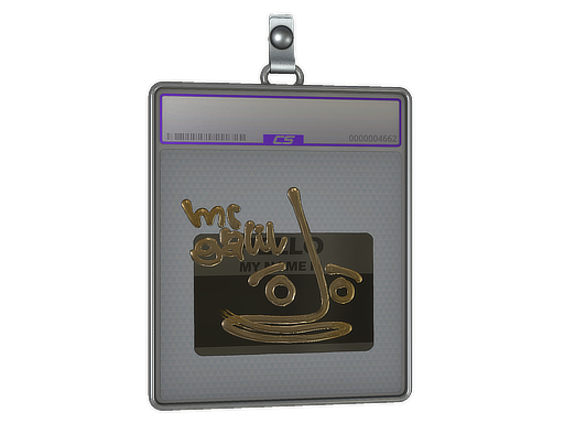 Sticker Slab | Hello Galil AR (Gold)