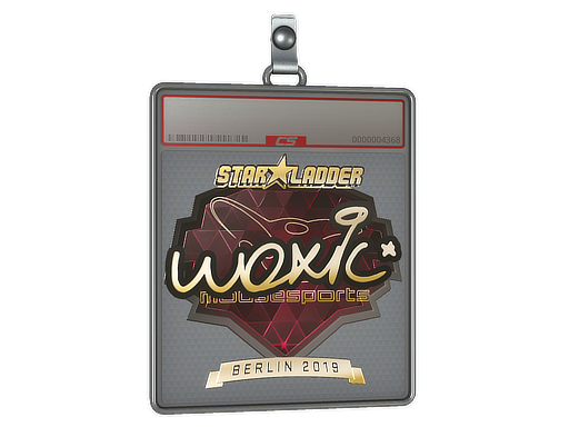 Sticker Slab | woxic (Gold) | Berlin 2019
