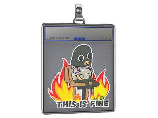 Sticker Slab | This Is Fine (T)