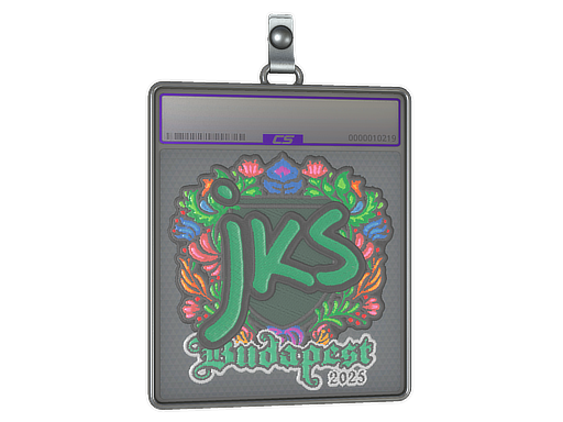 Sticker Slab | jks (Embroidered) | Budapest 2025