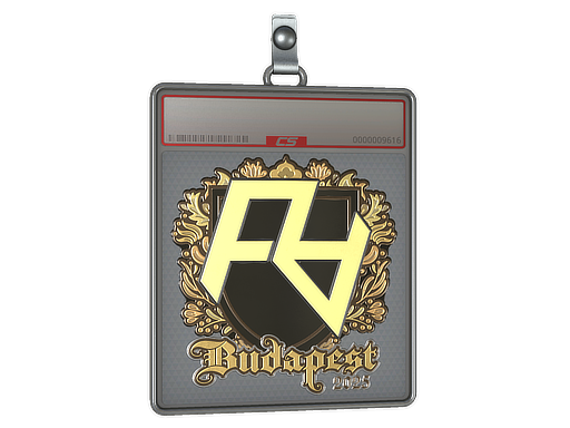 Sticker Slab | Rare Atom (Gold) | Budapest 2025