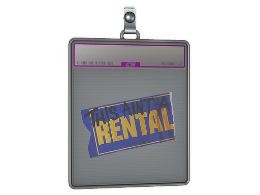 Sticker Slab | Ain't A Rental (Foil)