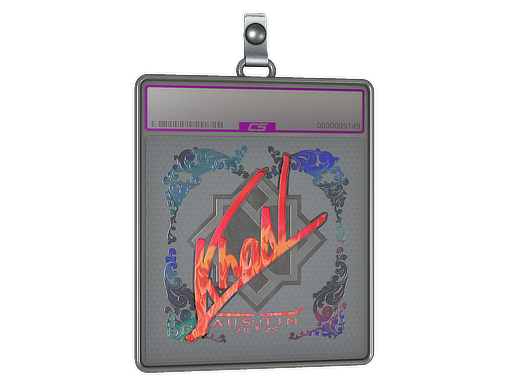 Sticker Slab | khaN (Holo) | Austin 2025