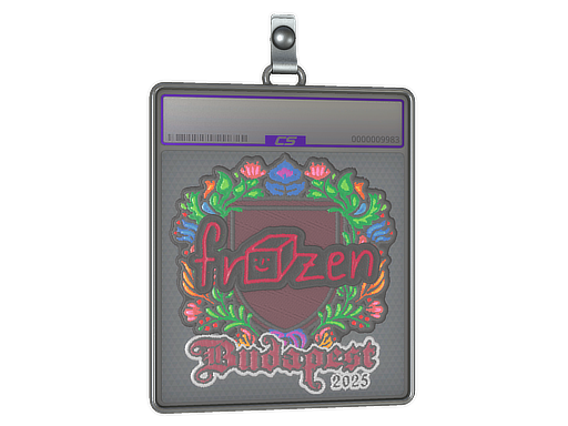 Sticker Slab | frozen (Embroidered) | Budapest 2025