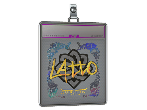 Sticker Slab | latto (Holo) | Austin 2025
