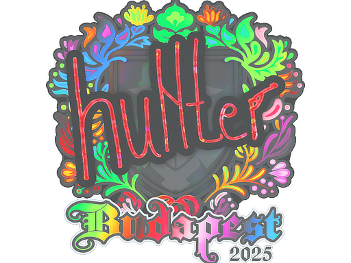 Sticker | huNter- (Holo) | Budapest 2025