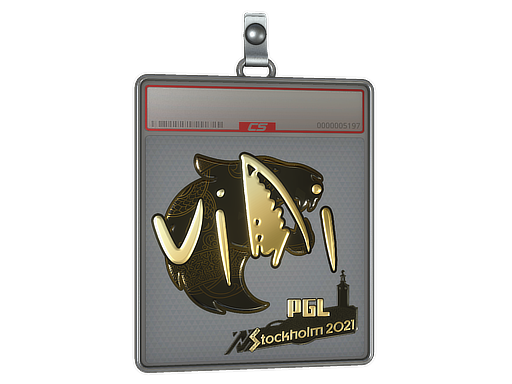 Sticker Slab | VINI (Gold) | Stockholm 2021