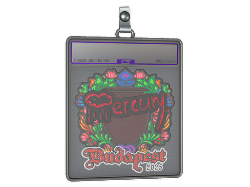 Sticker Slab | Mercury (Embroidered) | Budapest 2025