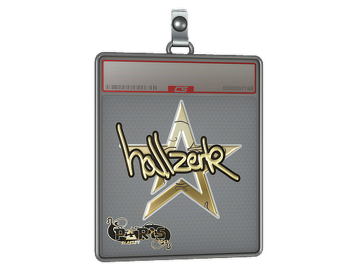Sticker Slab | hallzerk (Gold) | Paris 2023