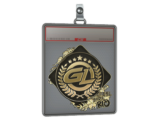 Sticker Slab | GamerLegion (Gold) | Rio 2022