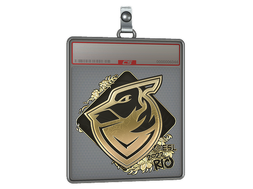 Sticker Slab | Grayhound Gaming (Gold) | Rio 2022