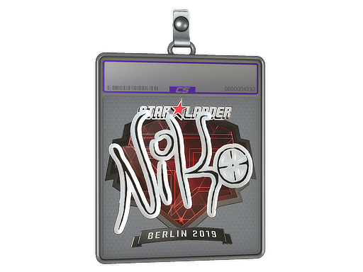 Sticker Slab | NiKo (Foil) | Berlin 2019