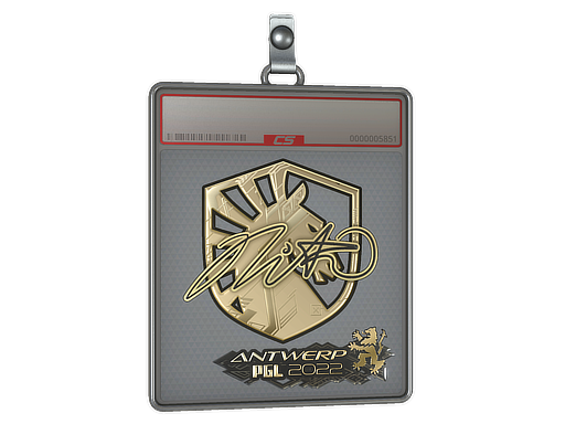 Sticker Slab | nitr0 (Gold) | Antwerp 2022