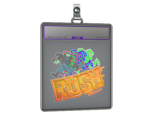 Sticker Slab | Rush 4x20 (Holo)
