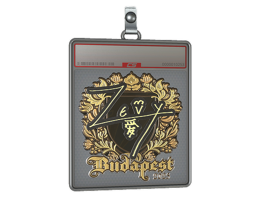 Sticker Slab | zevy (Gold) | Budapest 2025