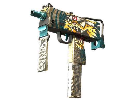 MAC-10 | Cat Fight (Well-Worn)