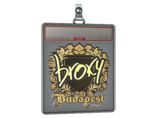 Sticker Slab | broky (Gold) | Budapest 2025