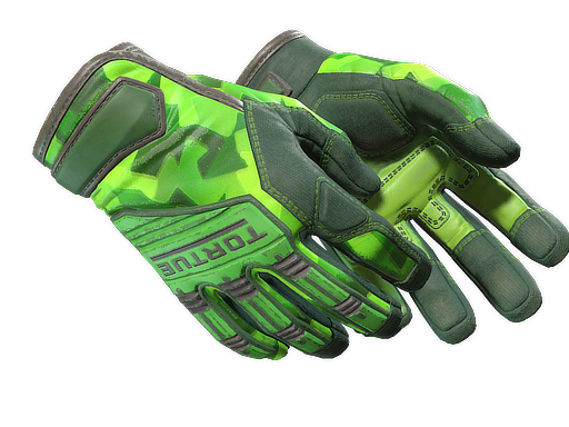 ★ Specialist Gloves | Lime Polycam (Well-Worn)
