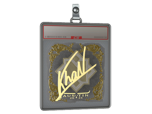 Sticker Slab | khaN (Gold) | Austin 2025